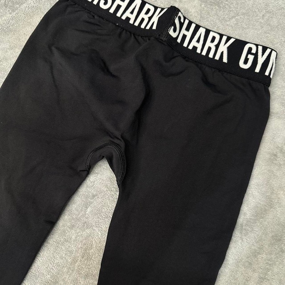 Classic Gymshark Black Leggings featuring Iconic Bold Logo waistband Size XS